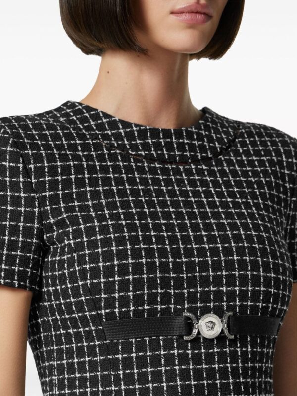 Versace Medusa '95 checked minidress - Image 5