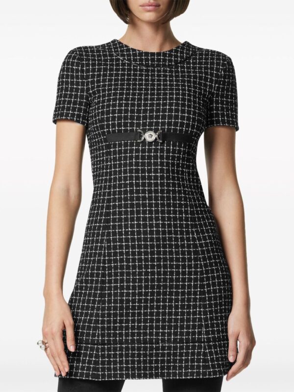 Versace Medusa '95 checked minidress - Image 3