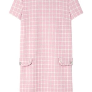 Versace Contrasto tweed minidress