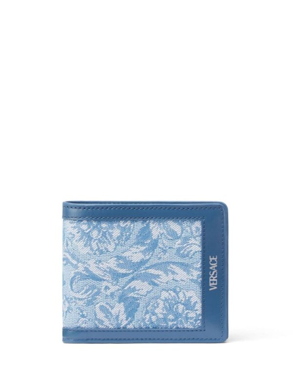 Versace Barocco Athena jacquard bi-fold wallet