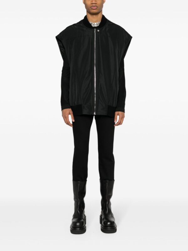 Rick Owens  ribbed-collar padded jacket - Image 2