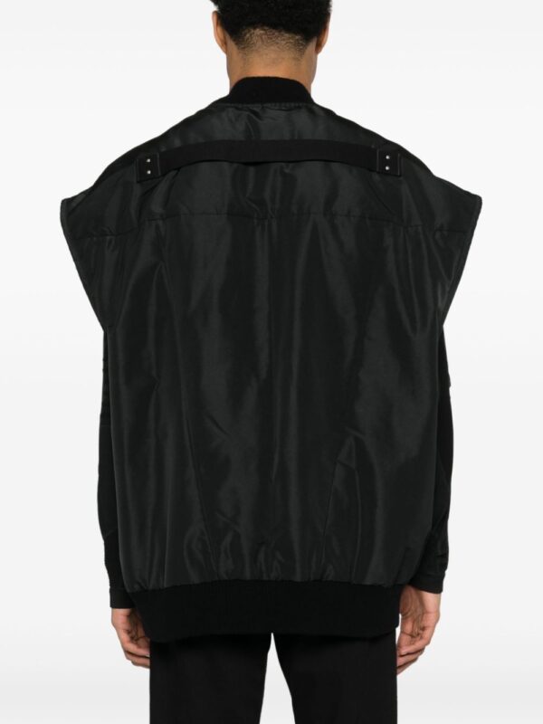 Rick Owens  ribbed-collar padded jacket - Image 4