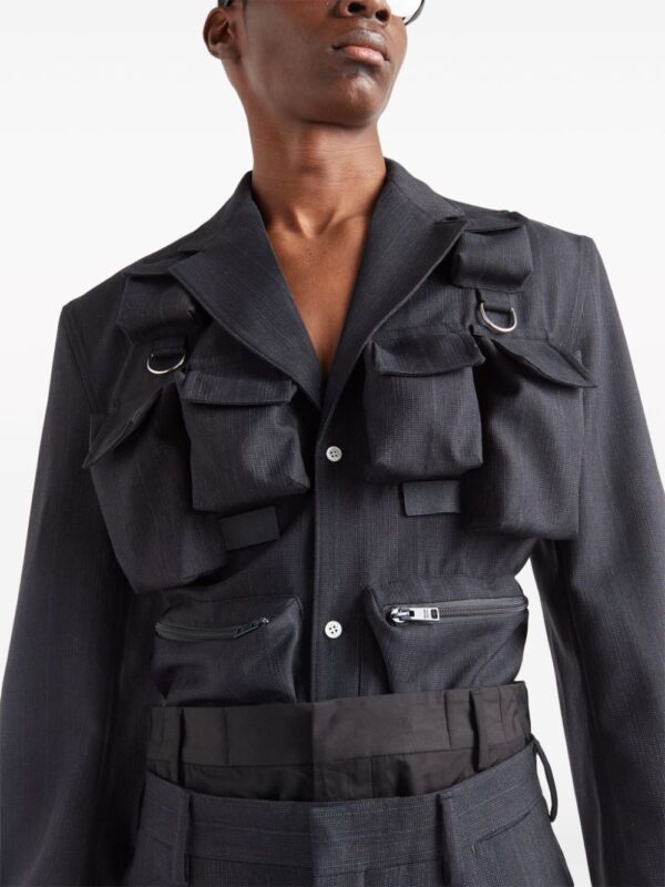 Prada  cargo pockets wool blazer - Image 4