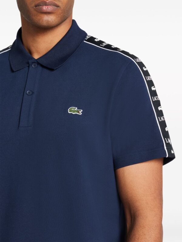 Lacoste logo-appliqué polo shirt - Image 5