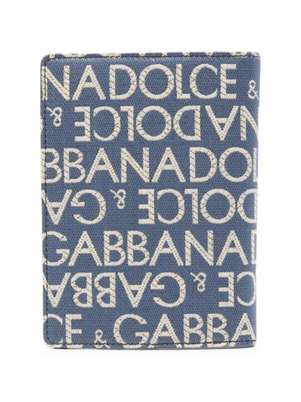 Dolce & Gabbana jacquard-logo motif cardholder - Image 2