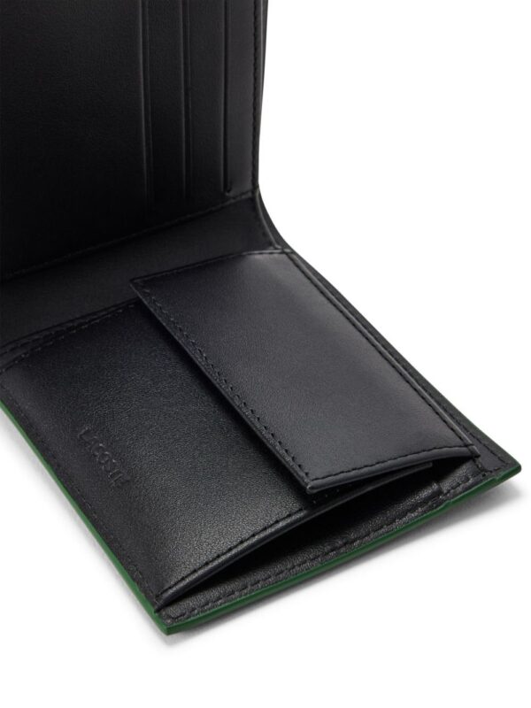Lacoste logo-plaque leather wallet - Image 3