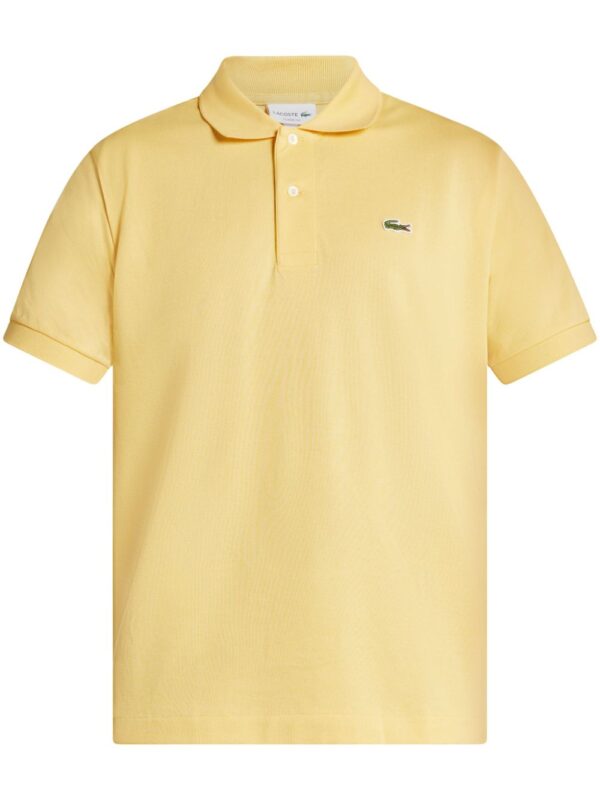 Lacoste logo-embroidered cotton polo shirt