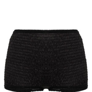 Maison Margiela  four-stitch-logo shirred briefs