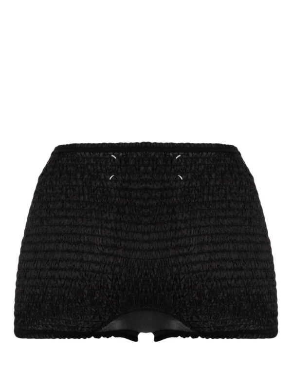 Maison Margiela  four-stitch-logo shirred briefs - Image 2