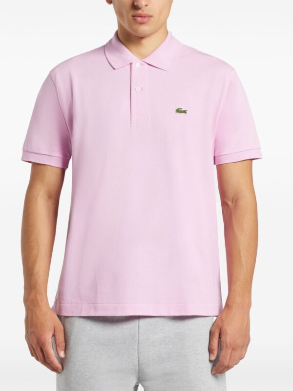Lacoste logo-embroidered cotton polo shirt - Image 3
