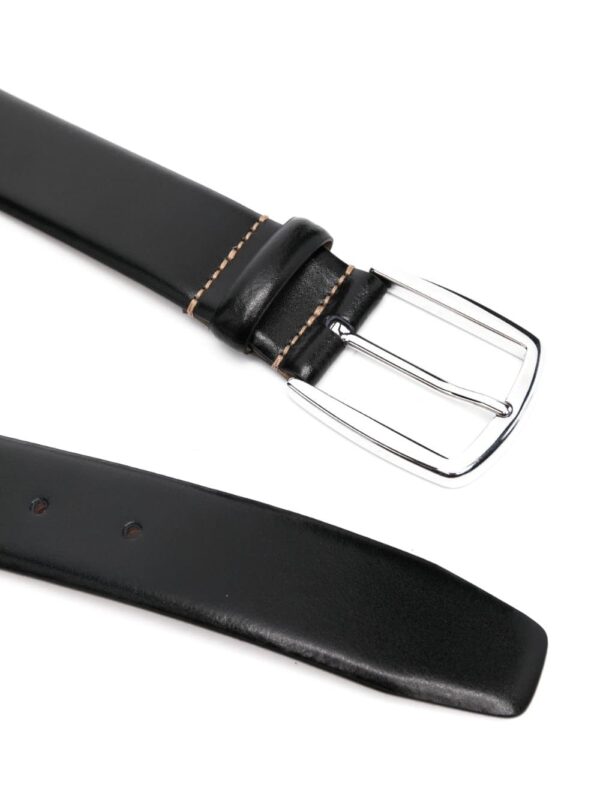 Louis Vuitton logo-engraved leather buckle belt - Image 2