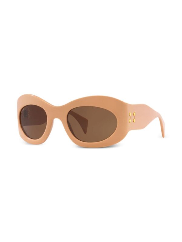 Gucci Eyewear tinted-lenses oval-frame sunglasses - Image 2