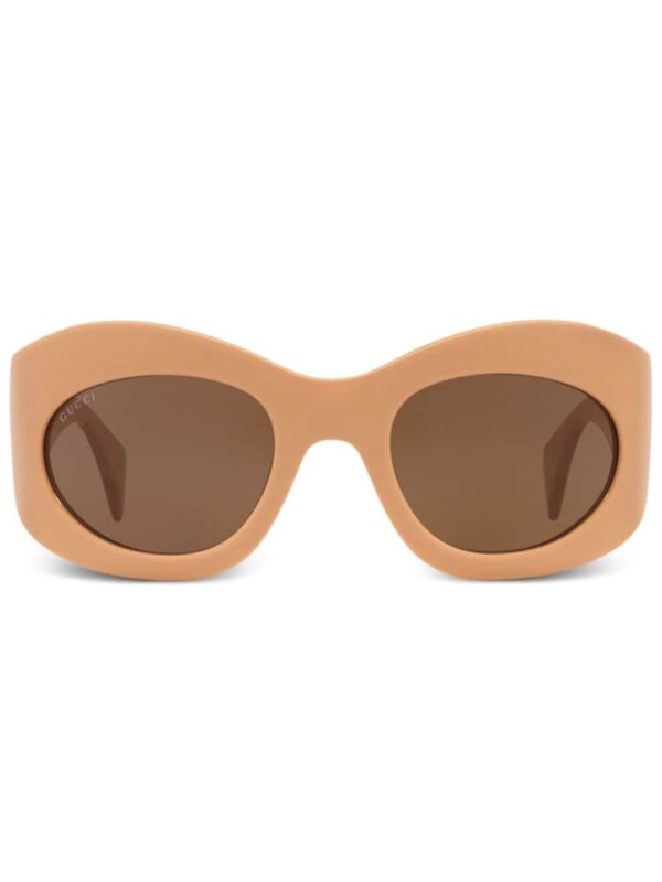 Gucci Eyewear tinted-lenses oval-frame sunglasses