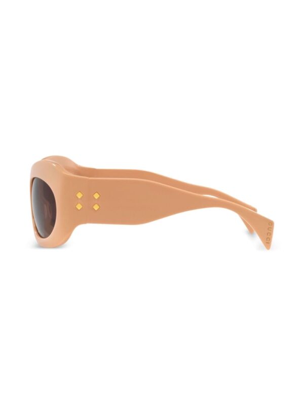 Gucci Eyewear tinted-lenses oval-frame sunglasses - Image 3