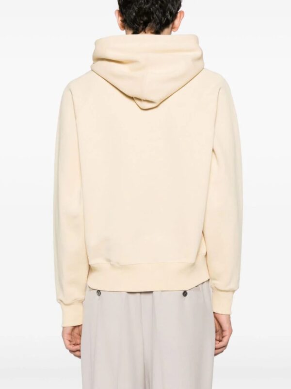 AMI Paris  logo-print cotton hoodie - Image 4