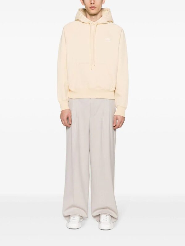 AMI Paris  logo-print cotton hoodie - Image 3