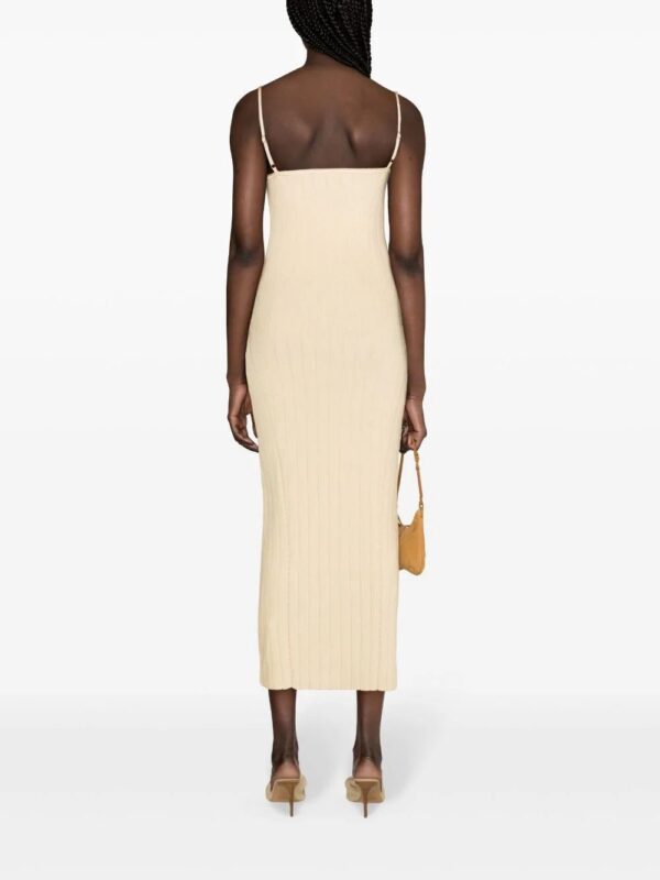 Jacquemus  Sierra ribbed midi dress - Image 4