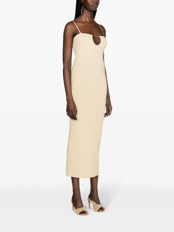 Jacquemus  Sierra ribbed midi dress - Image 3