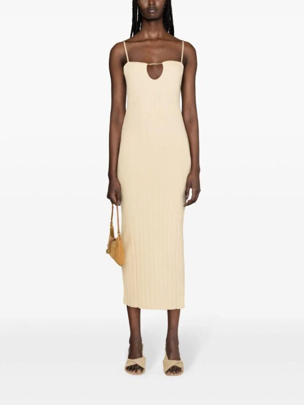 Jacquemus  Sierra ribbed midi dress - Image 2