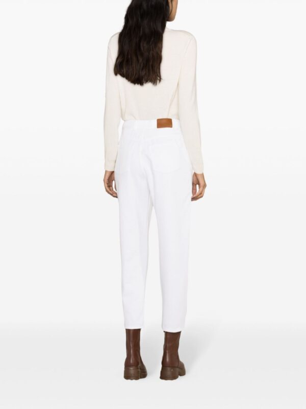 Moncler  high-rise cropped jeans - Image 4