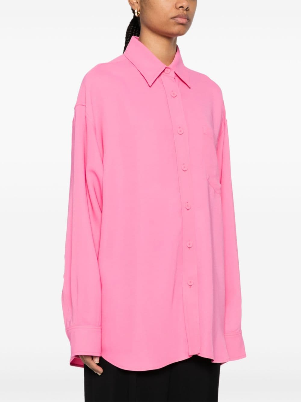 Stella McCartney drop-shoulder crepe shirt - Image 3