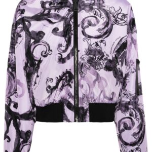 Versace Jeans Couture  Watercolor Couture reversible bomber jacket