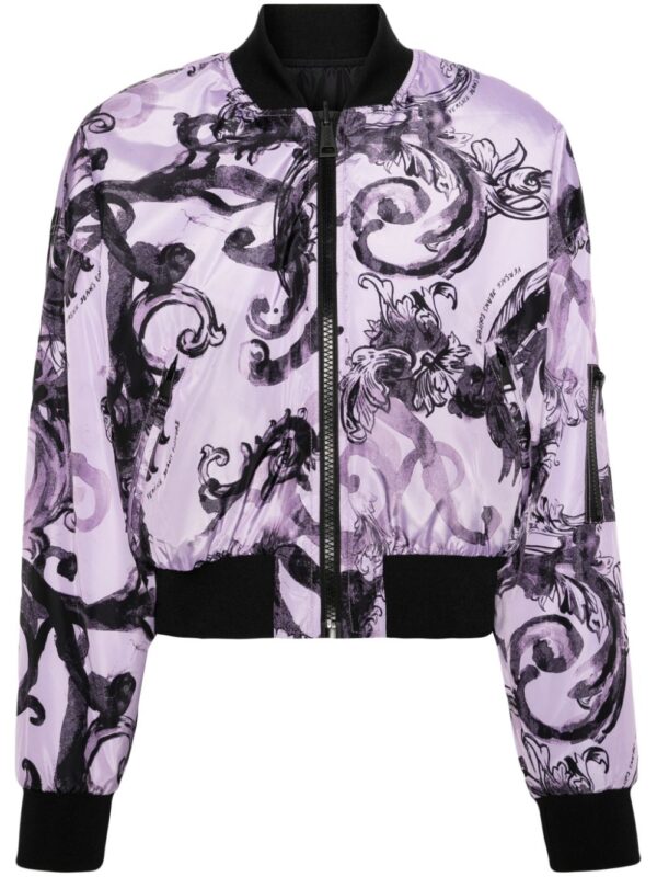 Versace Jeans Couture  Watercolor Couture reversible bomber jacket