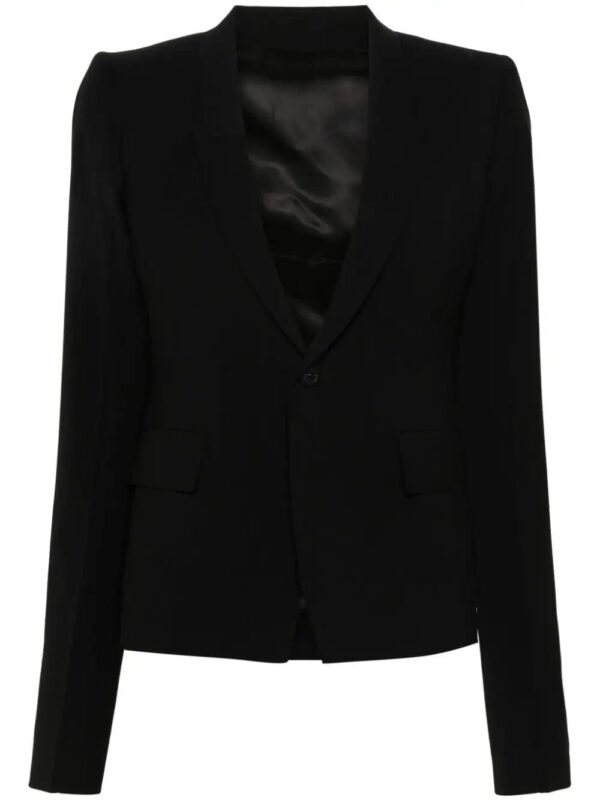 Rick Owens  wool single-breasted blazer