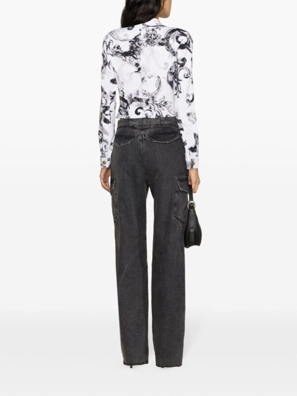 Versace Jeans Couture  Watercolor Couture denim jacket - Image 4