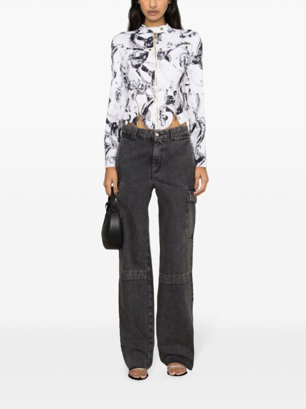 Versace Jeans Couture  Watercolor Couture denim jacket - Image 2