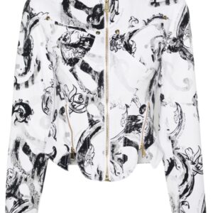 Versace Jeans Couture  Watercolor Couture denim jacket