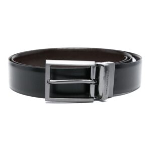 Louis Vuitton logo-engraved leather belt