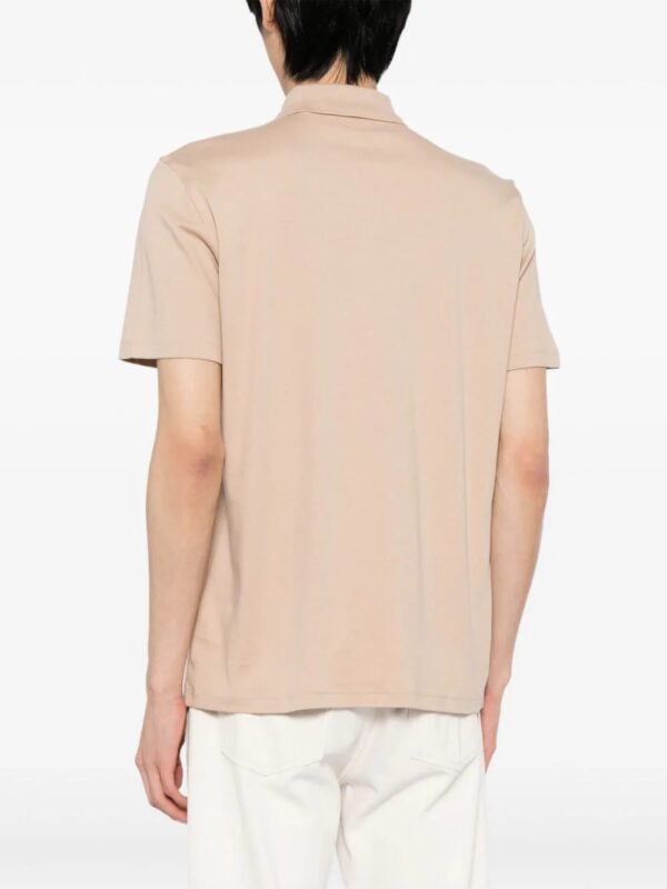 HUGO  logo-patch zip-front polo shirt - Image 4