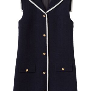 Miu Miu  sleeveless bouclé mini dress