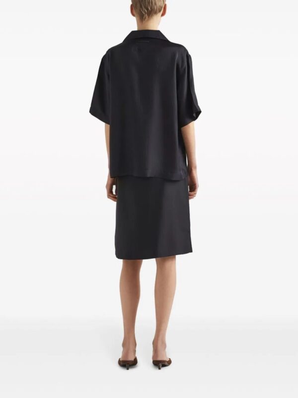 Prada  floral-print silk twill shirt - Image 4