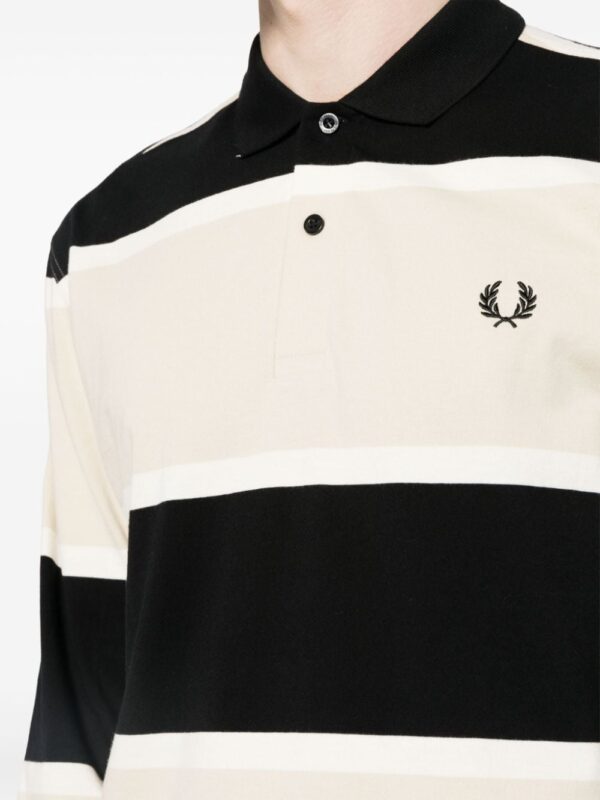 Fred Perry striped polo shirt - Image 5