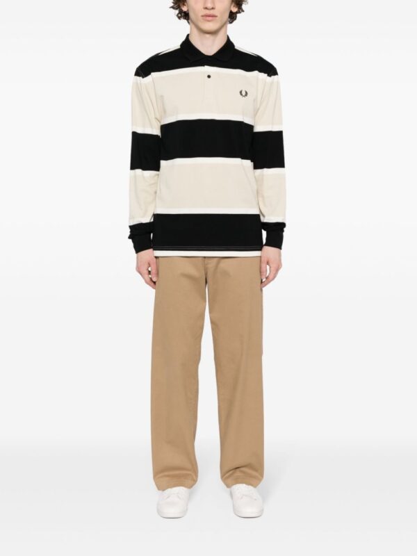 Fred Perry striped polo shirt - Image 2