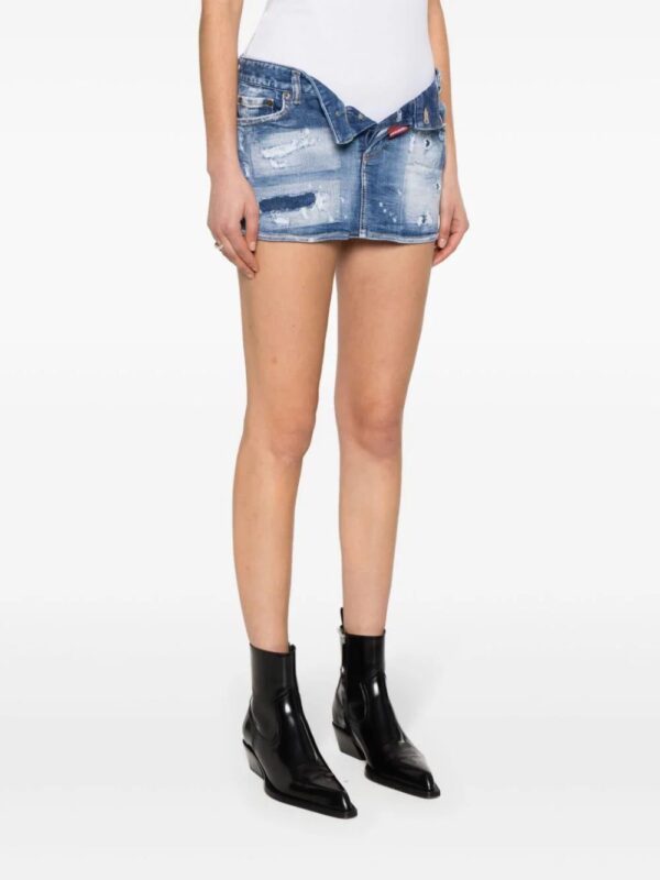 DSQUARED2  denim mini skirt - Image 3