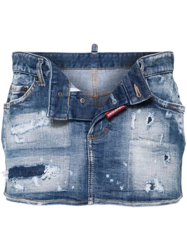 DSQUARED2  denim mini skirt