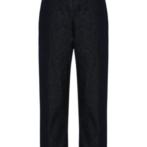 Moncler  logo-patch tapered-leg jeans