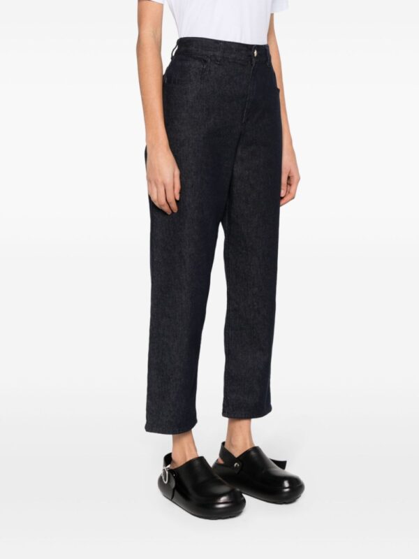 Moncler  logo-patch tapered-leg jeans - Image 3