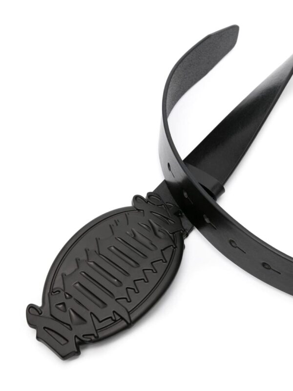 Louis Vuitton Gothic logo-buckle leather belt - Image 2