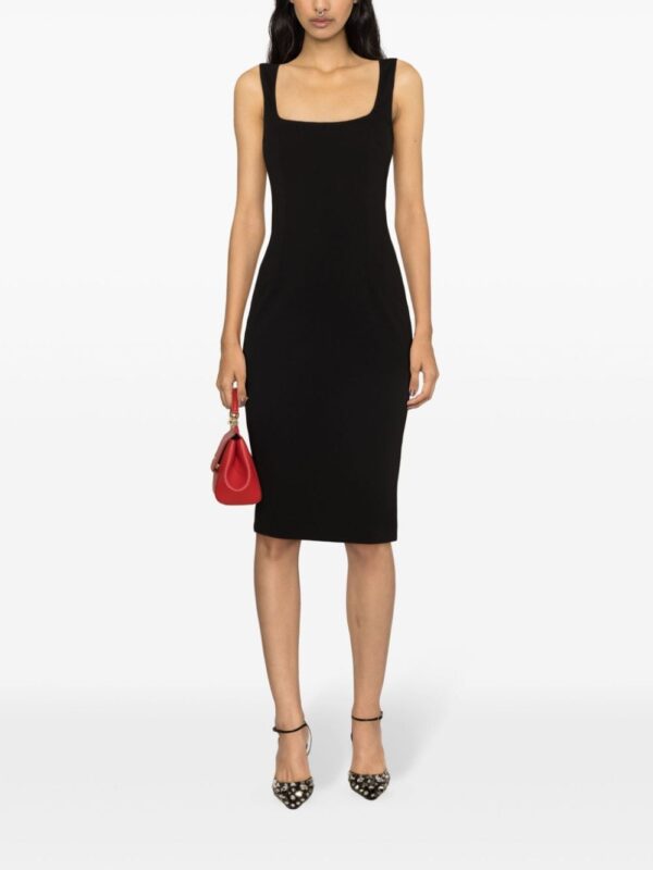 Dolce & Gabbana square-neck sleeveless midi dress - Image 2