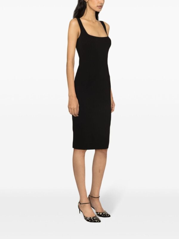 Dolce & Gabbana square-neck sleeveless midi dress - Image 3