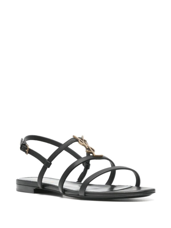 Saint Laurent  Cassandra leather sandals - Image 2