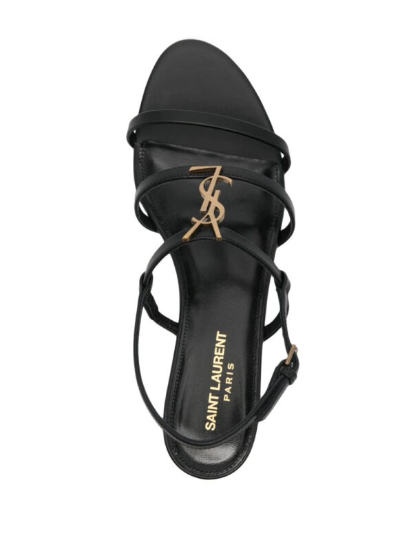 Saint Laurent  Cassandra leather sandals - Image 4