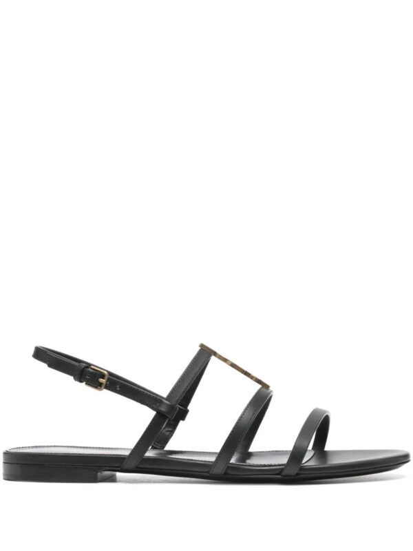 Saint Laurent  Cassandra leather sandals