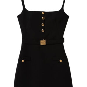 Miu Miu  belted wool minidress