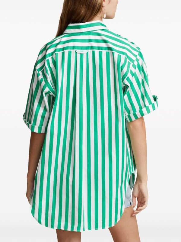 Polo Ralph Lauren  logo-print striped shirt - Image 4