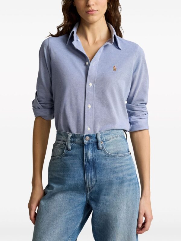 Polo Ralph Lauren  Polo Pony-embroidered cotton shirt - Image 3